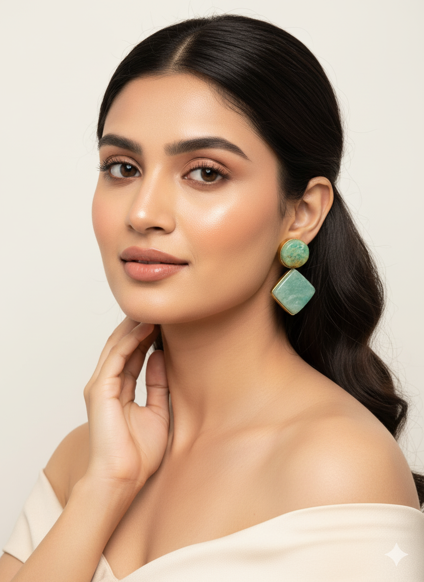 Modern Teardrop Statement Earrings