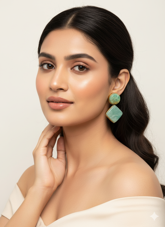 Modern Teardrop Statement Earrings