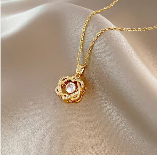 Love Zircon Pendant Necklace