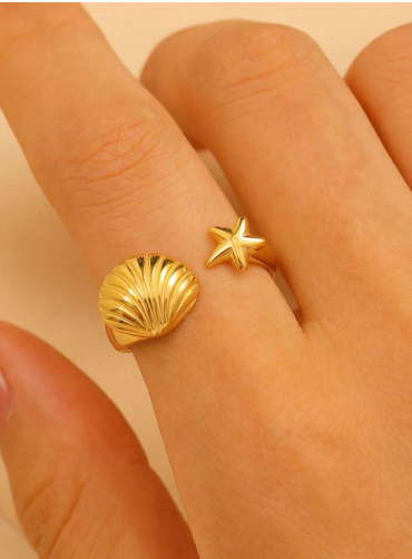 Gold Gold Plated Triangle Pentagram Square