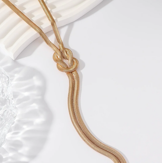 Twisted Snake Chain Necklace